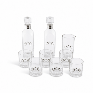 Equestrian Bit Glass Bar Set