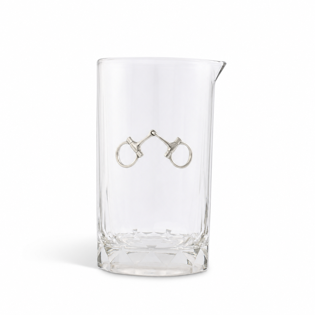 Bit Hatched Bar Glass Mixing Pitcher 1