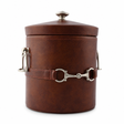Equestrian Horse Bit Vegan Leather Ice Bucket