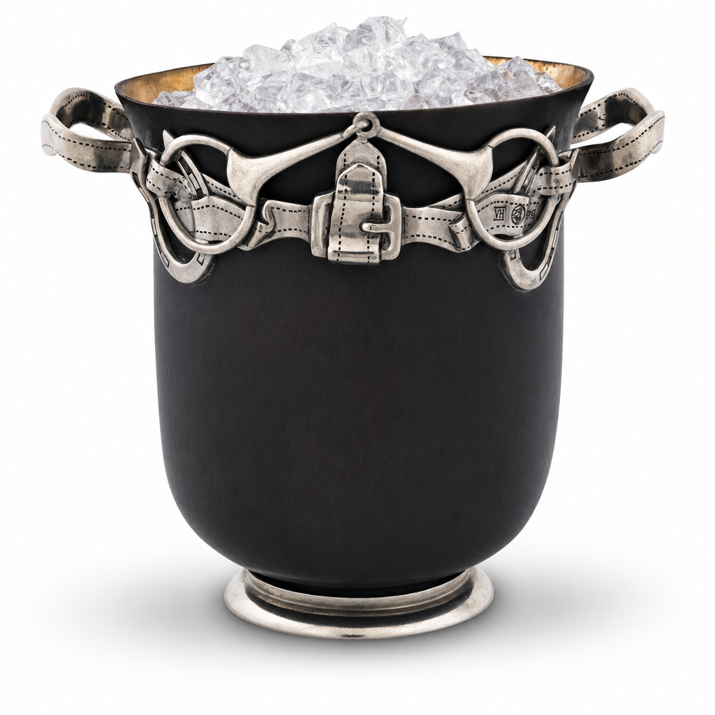 Equestrian Bronze Ice Bucket 1