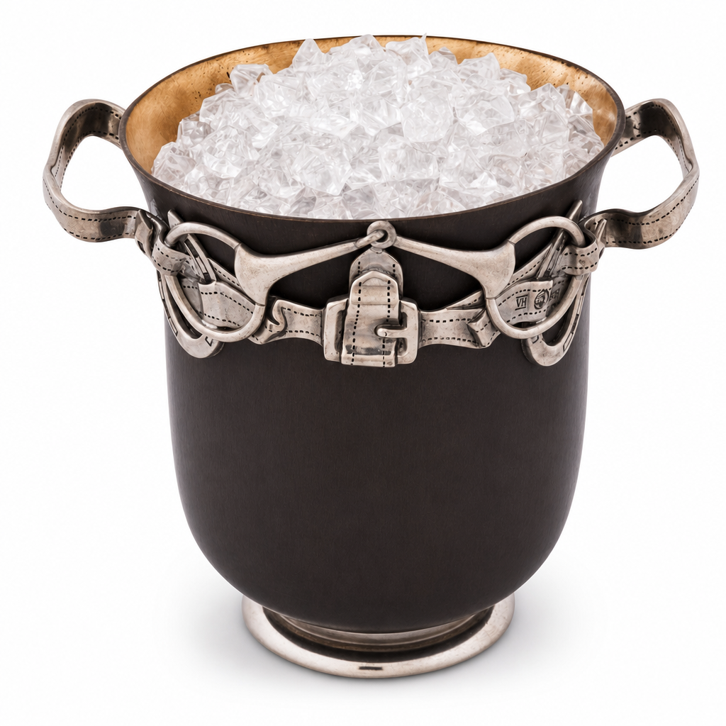 Equestrian Bronze Ice Bucket 8