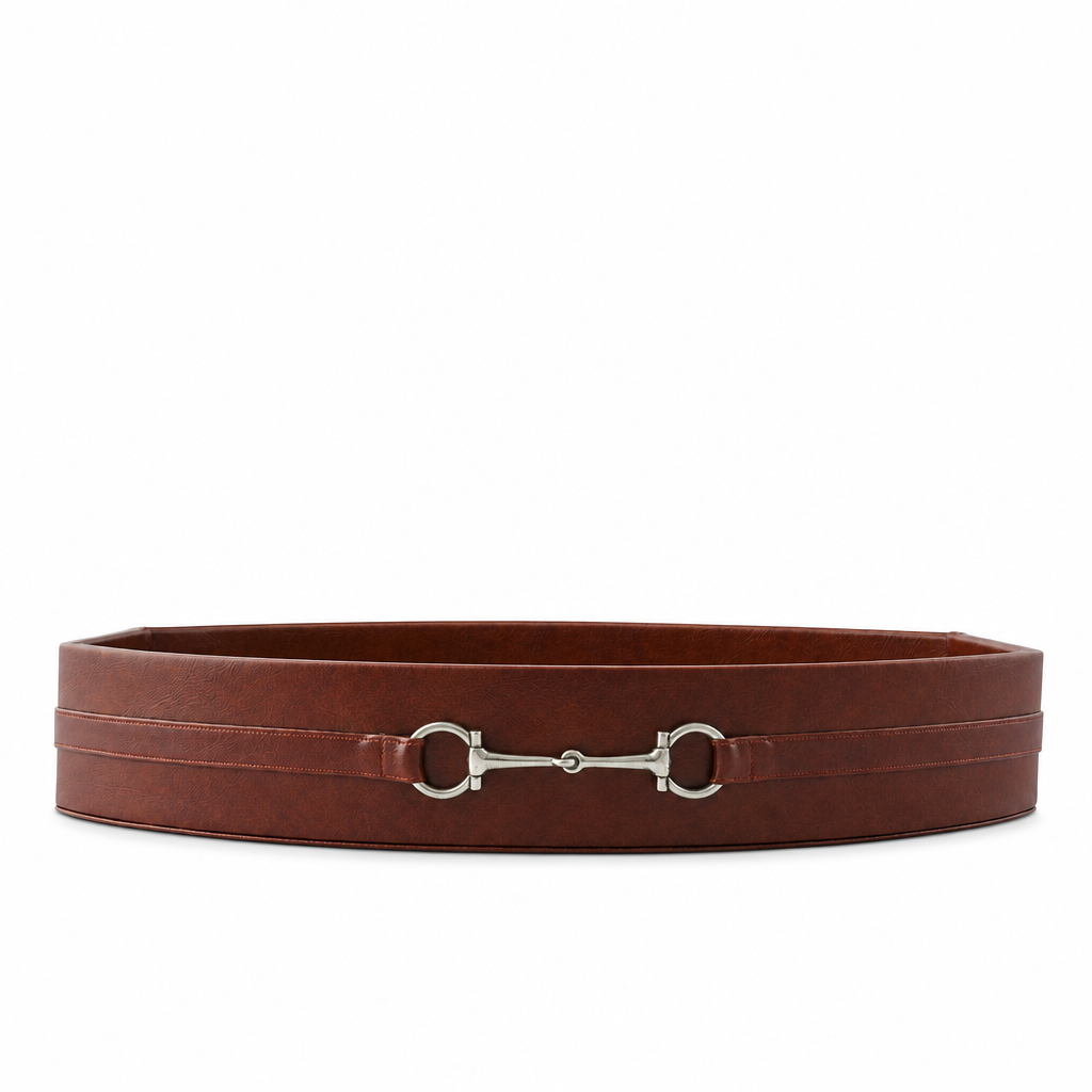 Equestrian Horse Bit Vegan Leather Tray 10