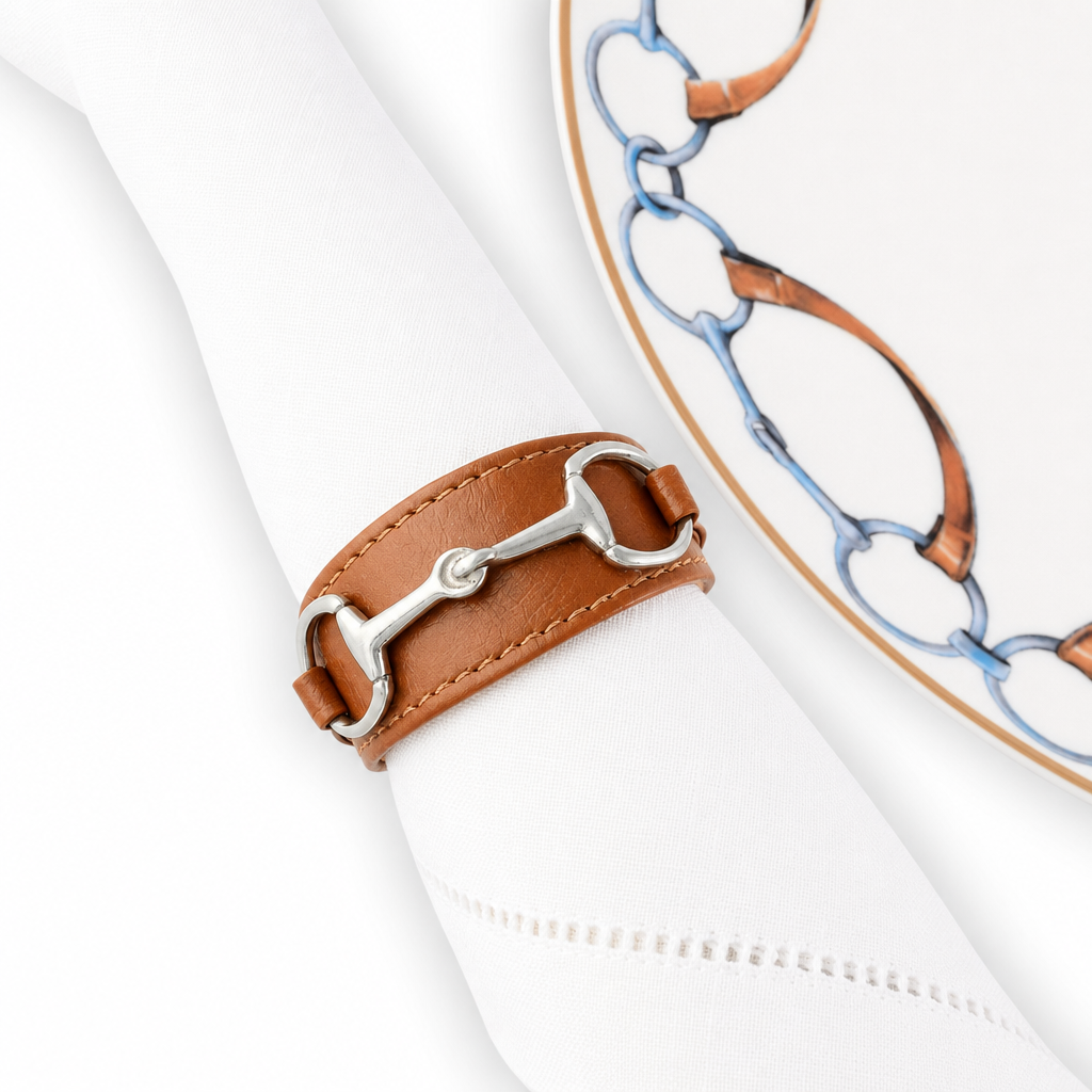 Bit Vegan Leather Napkin Ring 1