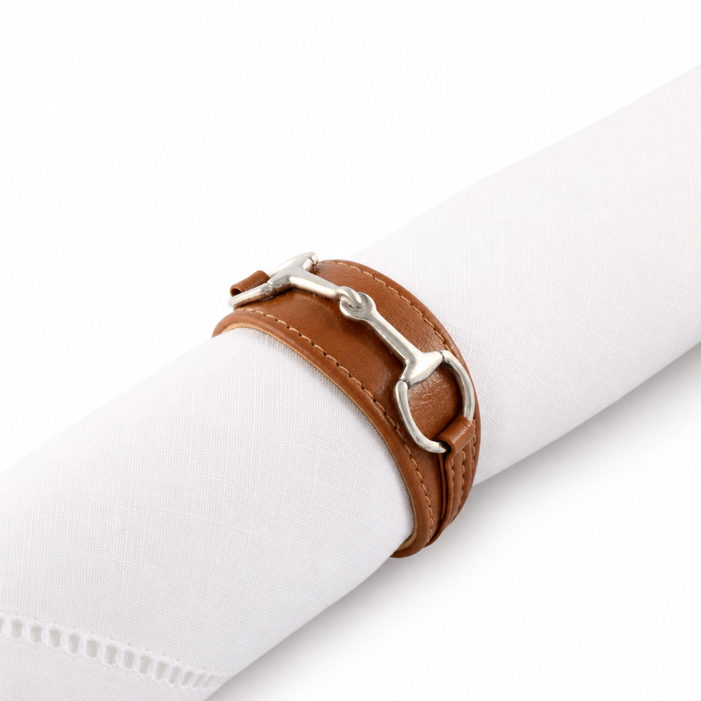Bit Vegan Leather Napkin Ring 10