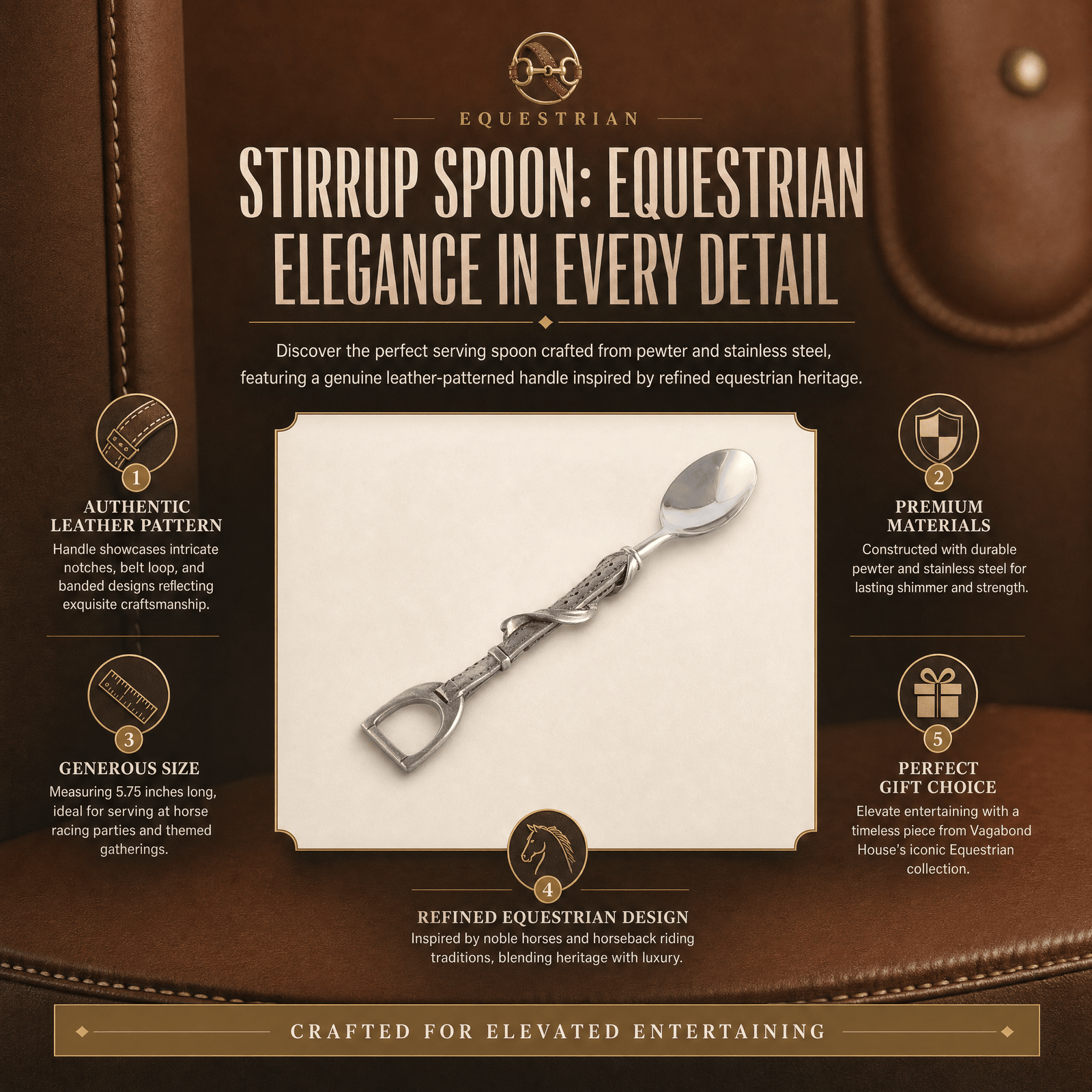 Stirrup Spoon: Equestrian Elegance in Every Detail