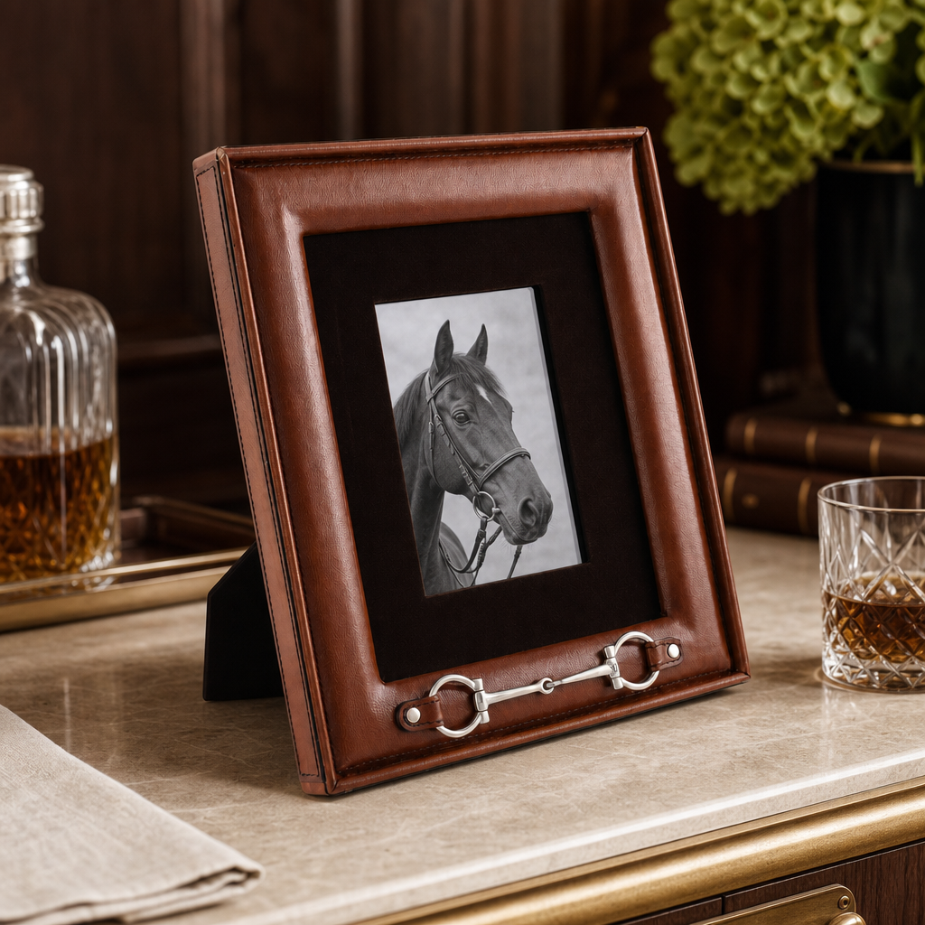 Bit Leather Photo Frame 8x10 2