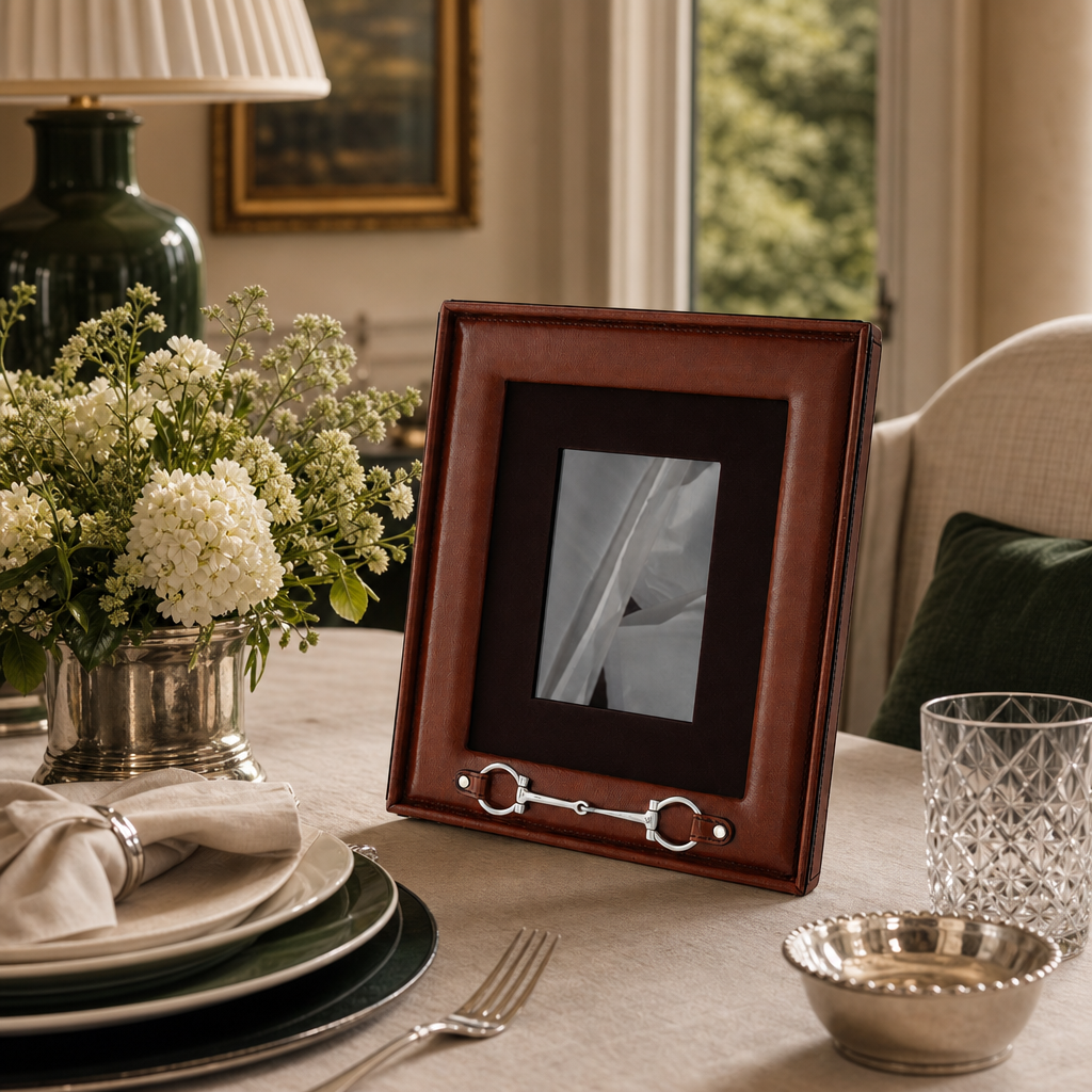 Bit Leather Photo Frame 8x10 5