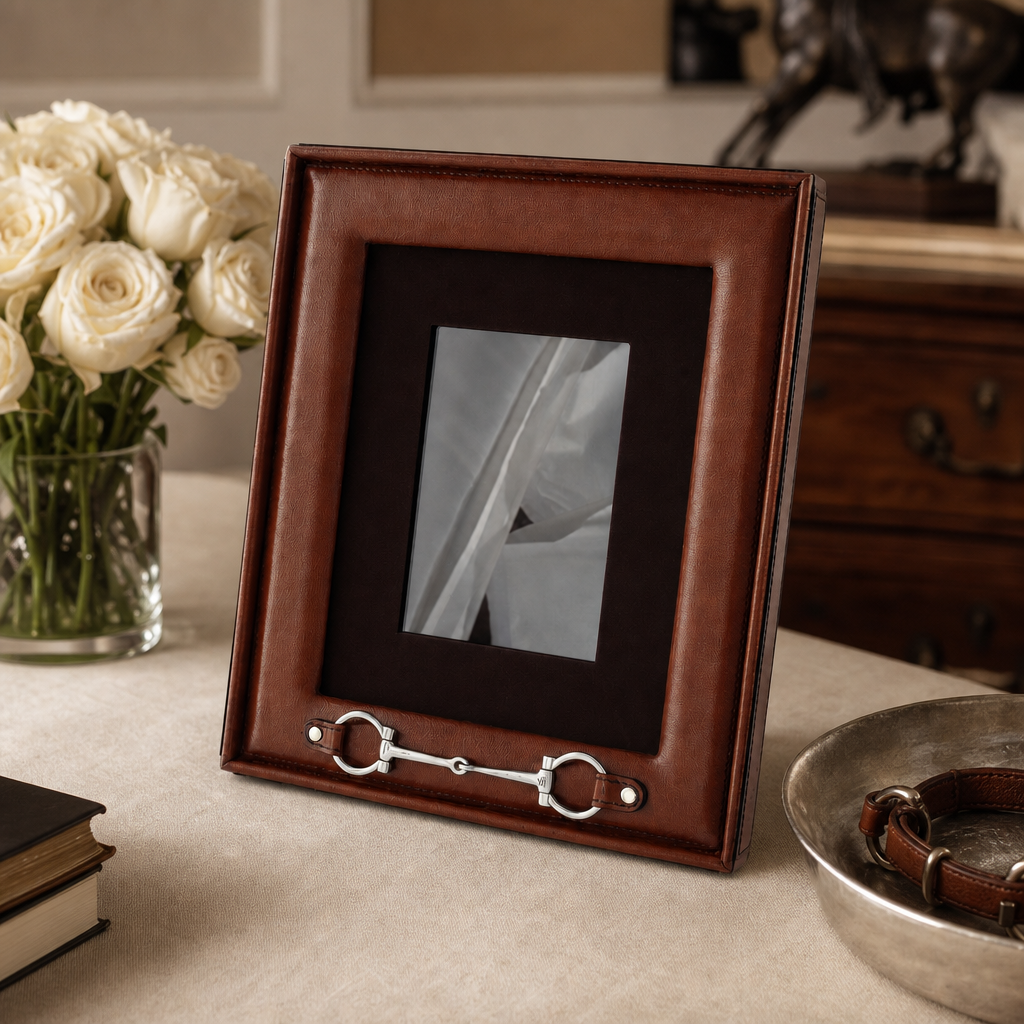 Bit Leather Photo Frame 8x10 3