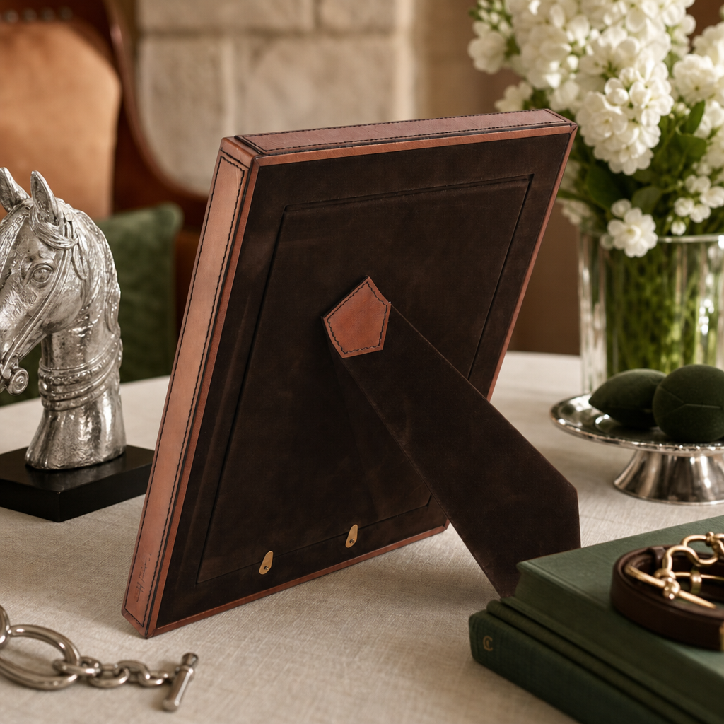 Bit Leather Photo Frame 8x10 7