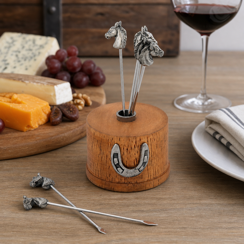 Equestrian Cheese Pick Set 10