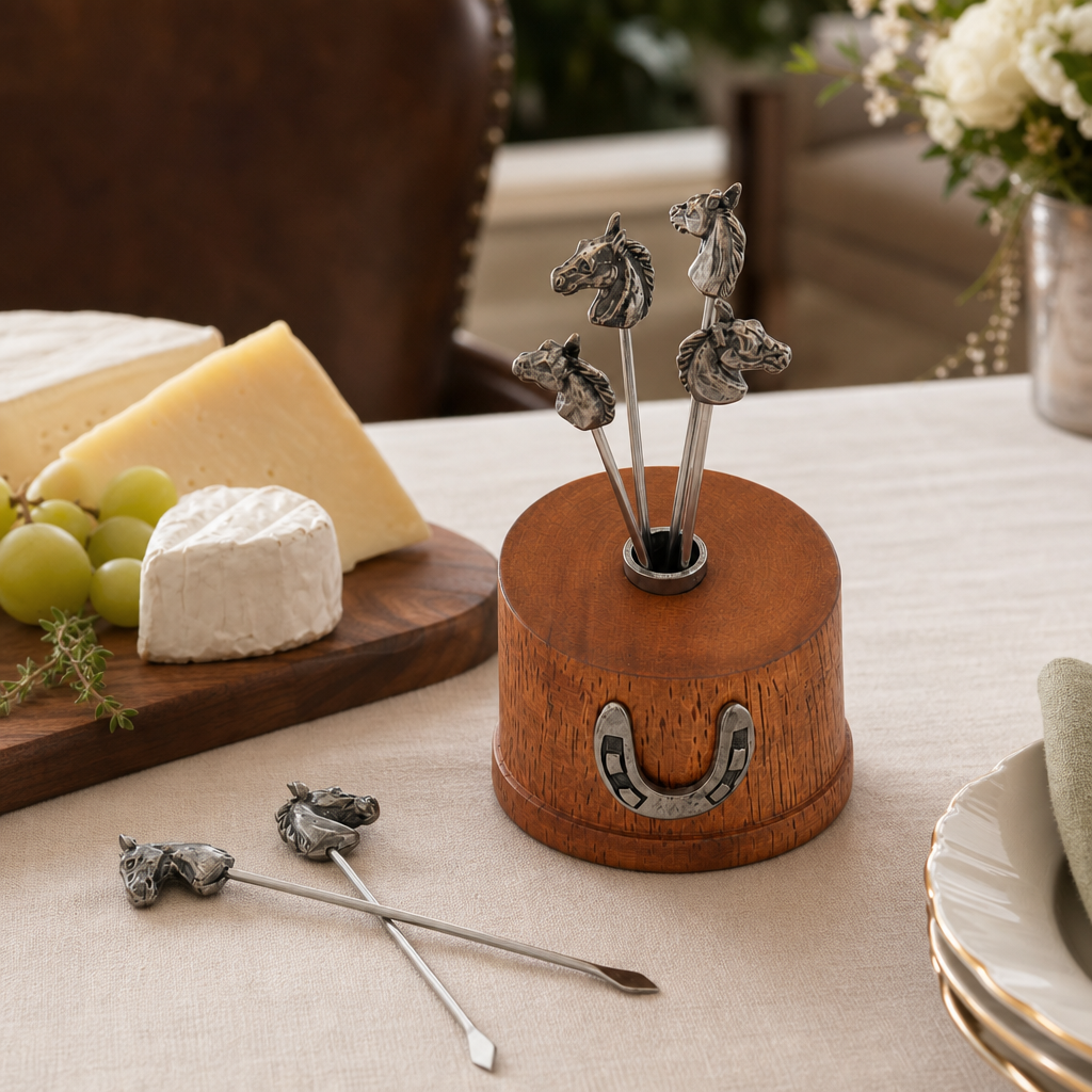 Equestrian Cheese Pick Set 7