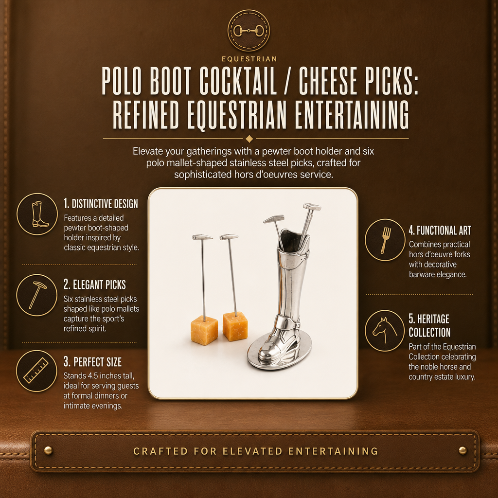 Polo Boot Cocktail / Cheese Picks 11
