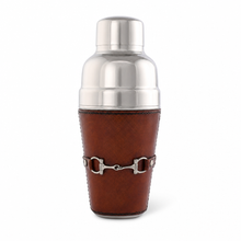 Premium Genuine Leather Equestrian Bit Cocktail Shaker 1
