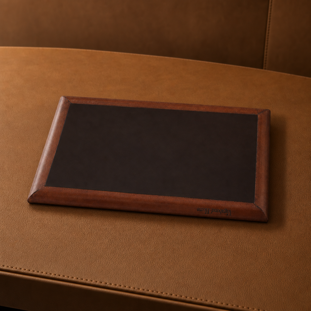 Premium Genuine Leather Equestrian Bit Catchall Tray 4