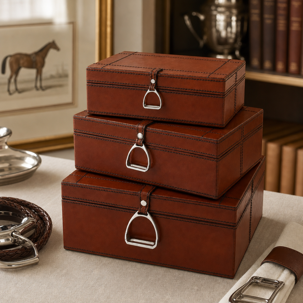 Stirrup Small Leather Box 2