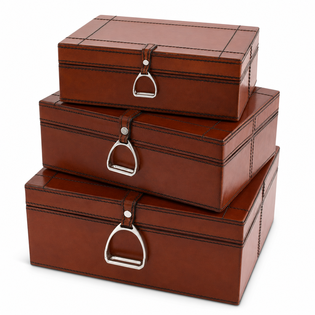 Stirrup Small Leather Box 1