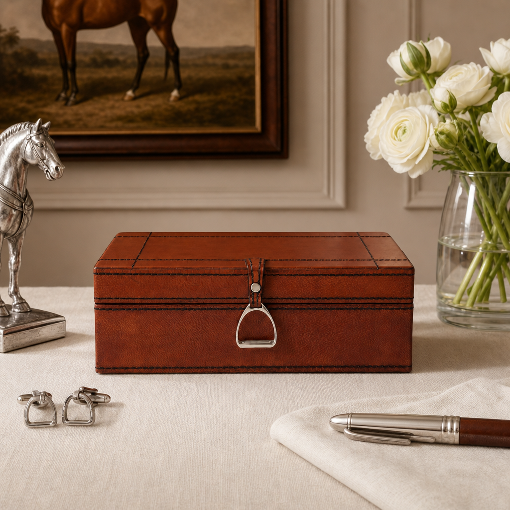 Stirrup Small Leather Box 3
