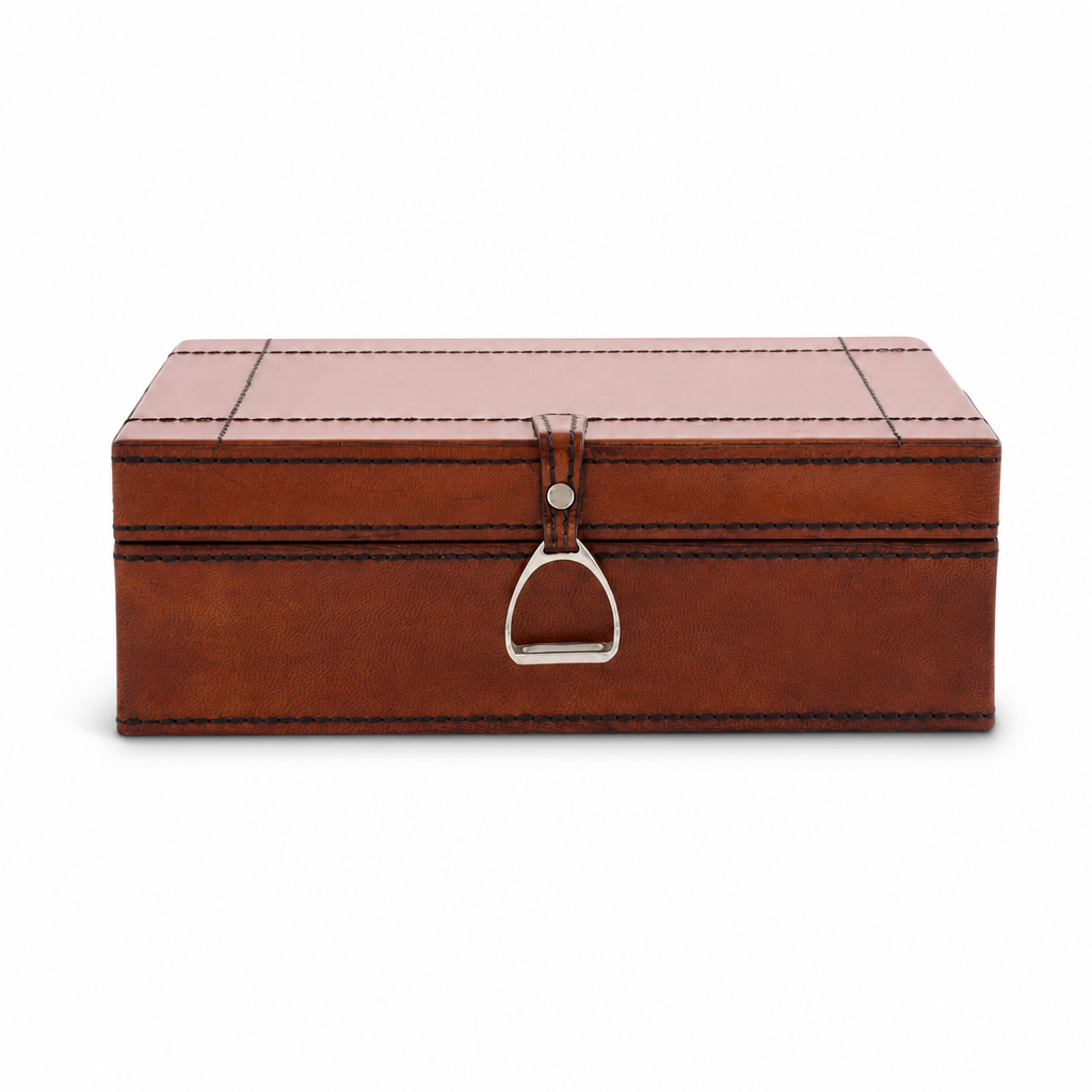 Stirrup Small Leather Box 10