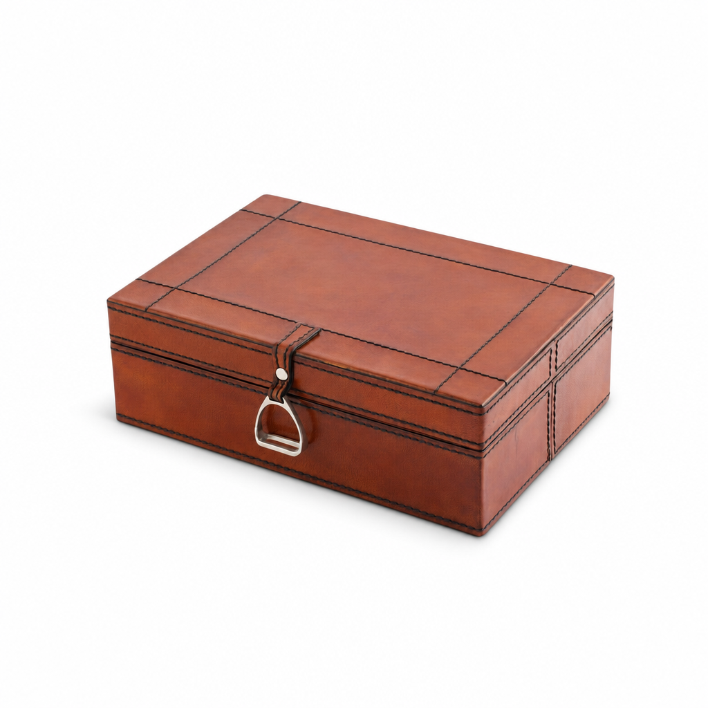 Stirrup Small Leather Box 8