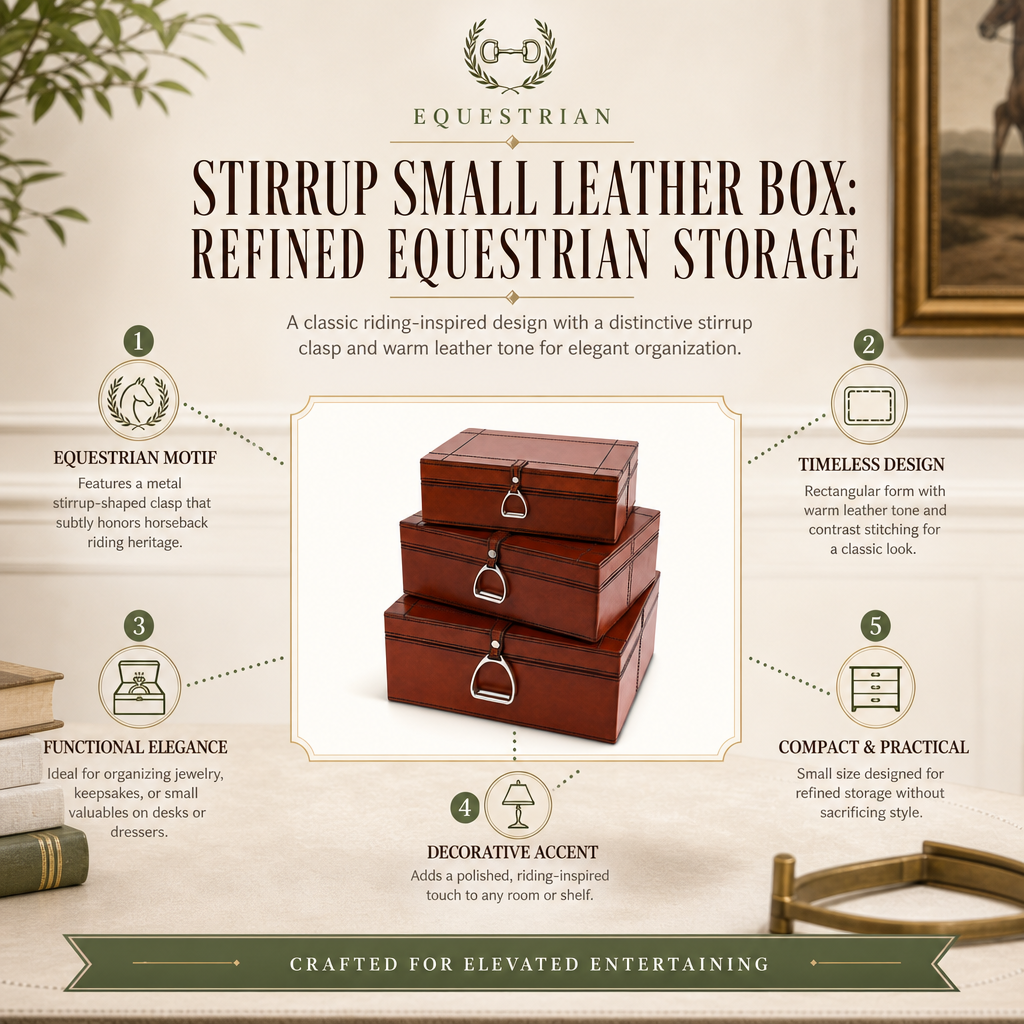 Stirrup Small Leather Box 11