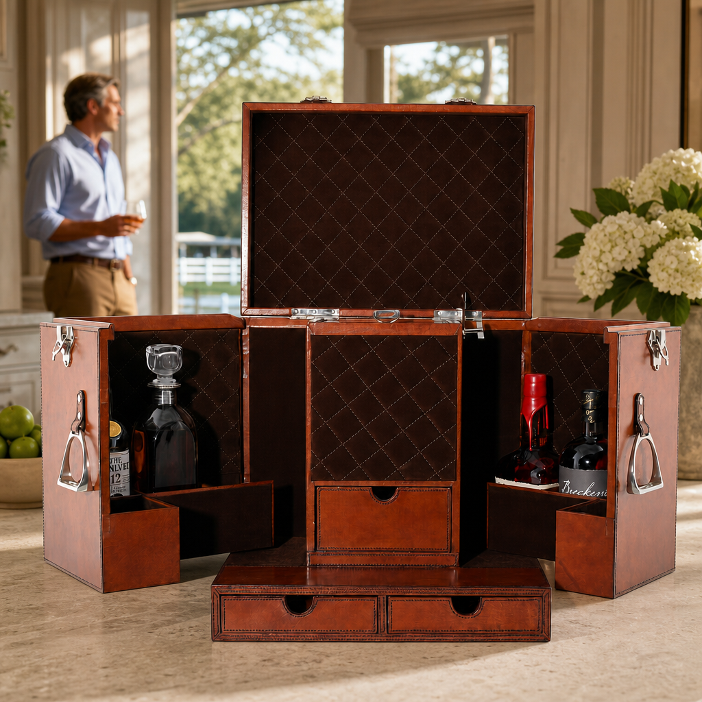 Leather Stirrup Handle  Bar Case 6