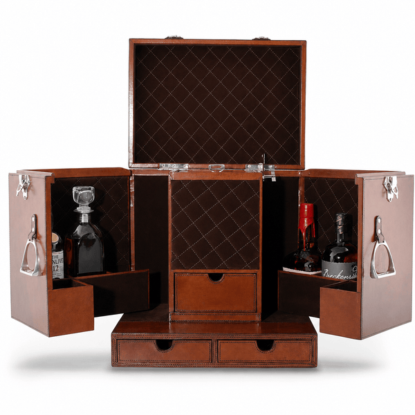 Leather Stirrup Handle  Bar Case 1
