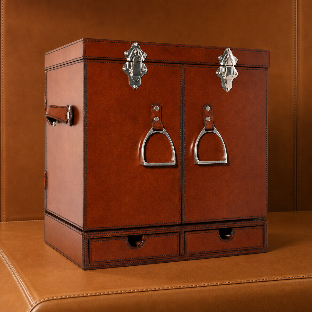 Leather Stirrup Handle  Bar Case 3