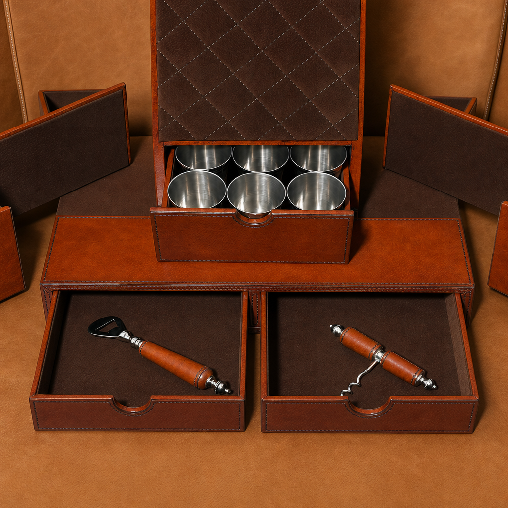 Leather Stirrup Handle  Bar Case 4