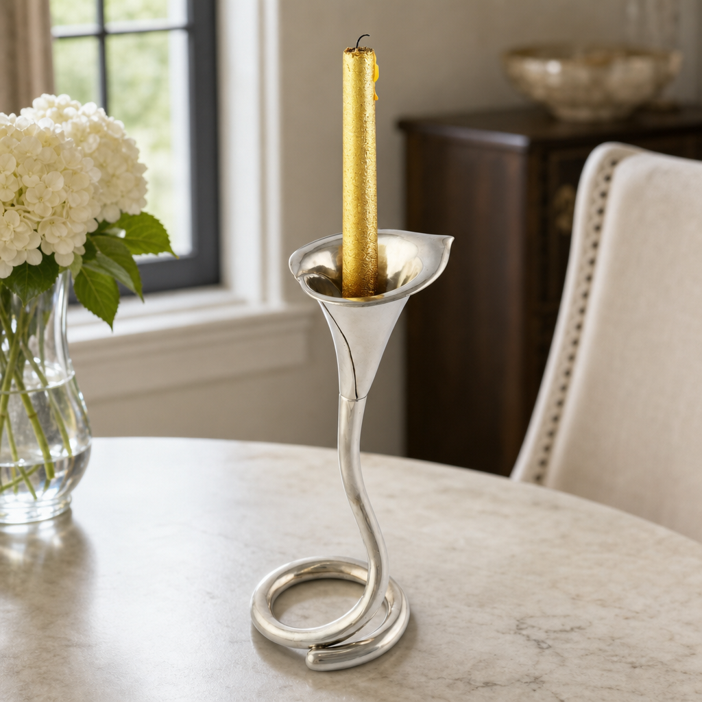 Lily Candlestick Tall 10