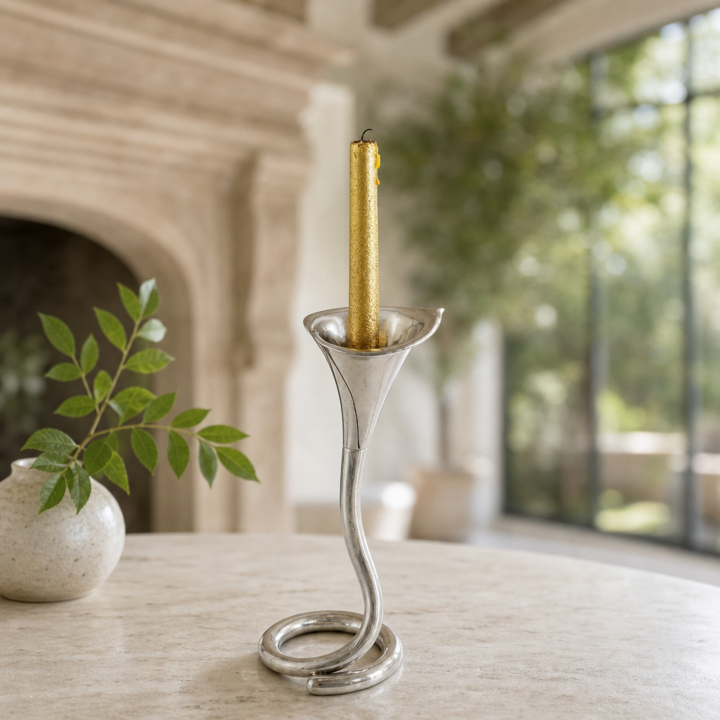 Lily Candlestick Tall 3