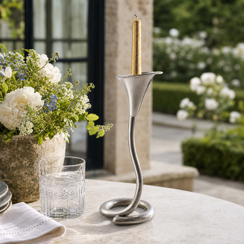 Lily Candlestick Tall 8