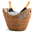Orchids Hand Woven Wicker Rattan Champagne / Ice Tub