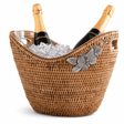 Orchids Hand Woven Wicker Rattan Champagne / Ice Tub