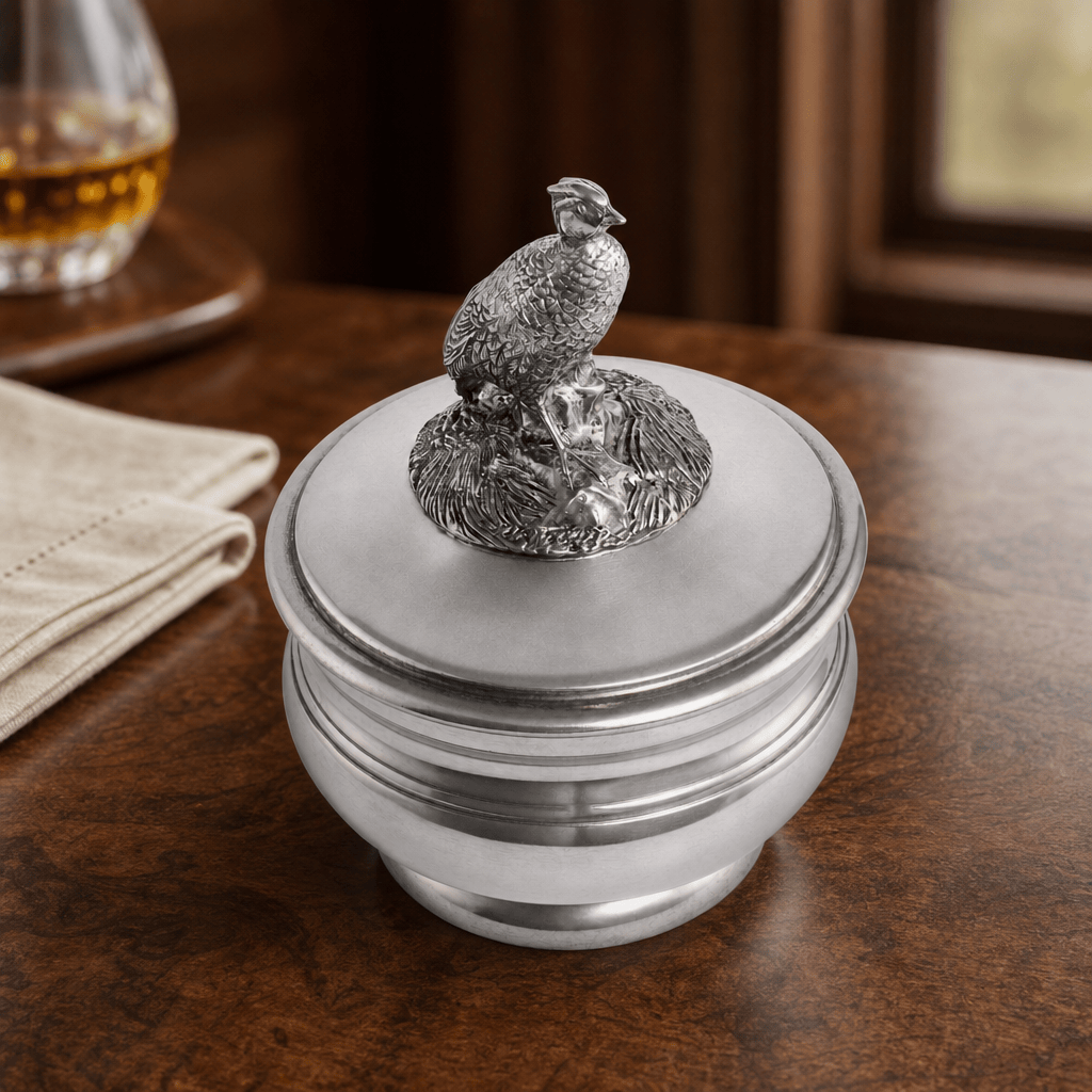 Pewter Pheasant Sauce Bowl 5