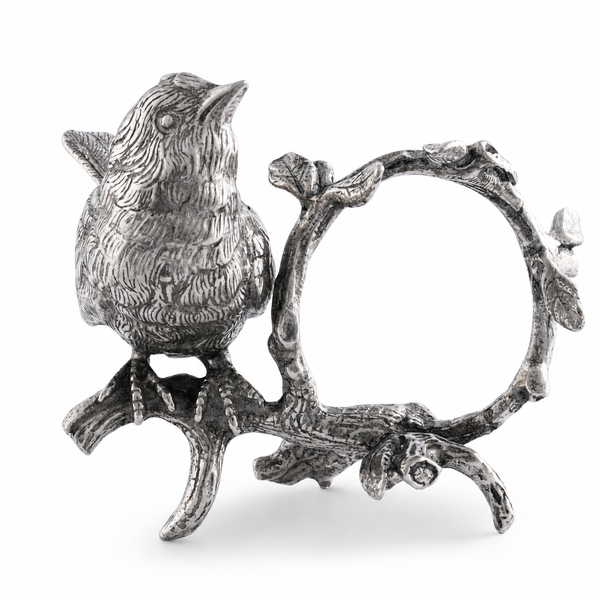 Pewter Song Bird Napkin Ring 1