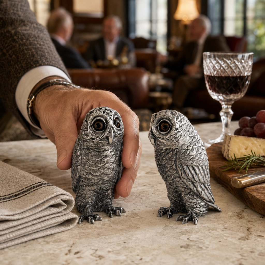 Owl Salt & Pepper Set 6