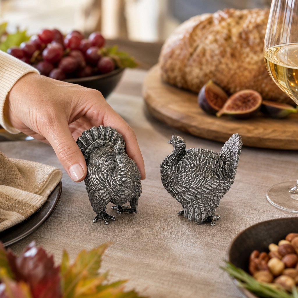Turkey Salt & Pepper Set 6
