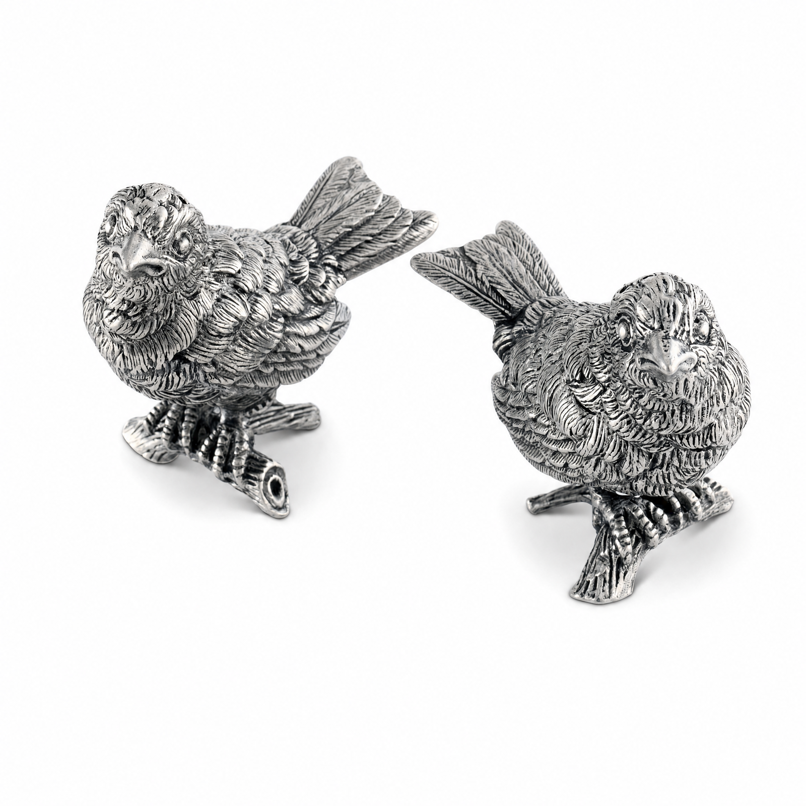 Pewter Song Birds Salt & Pepper Set 11