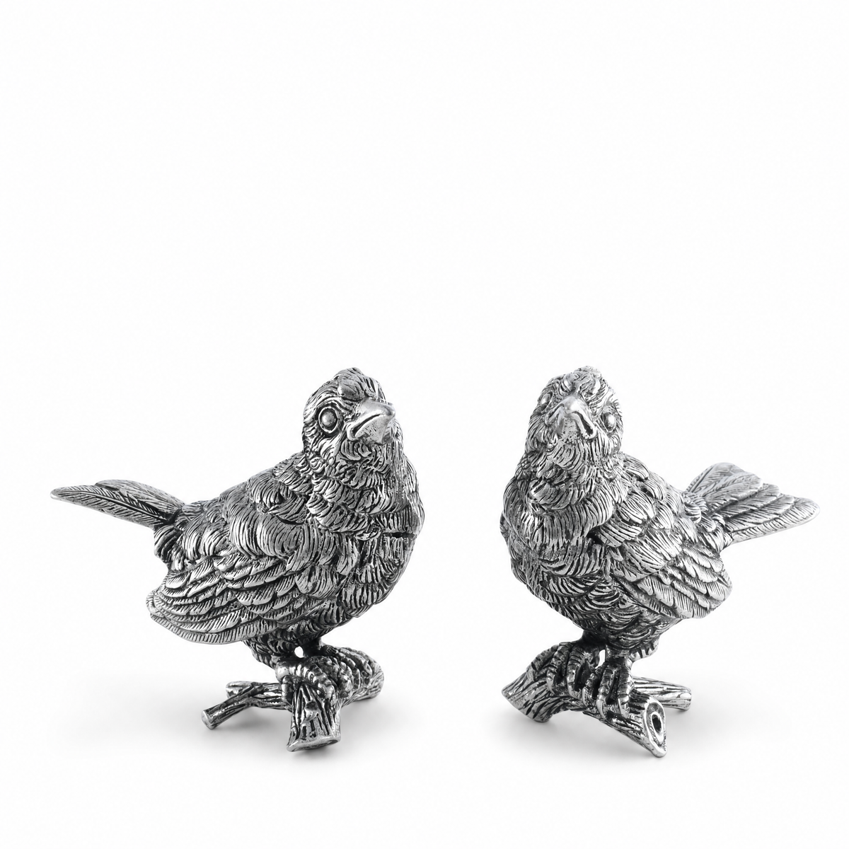 Pewter Song Birds Salt &amp; Pepper Set 1
