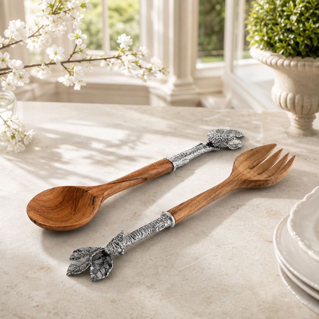 Song Bird Salad Server Set 1