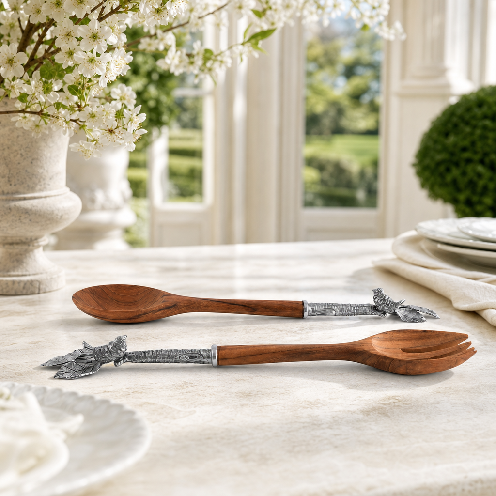 Song Bird Salad Server Set 3