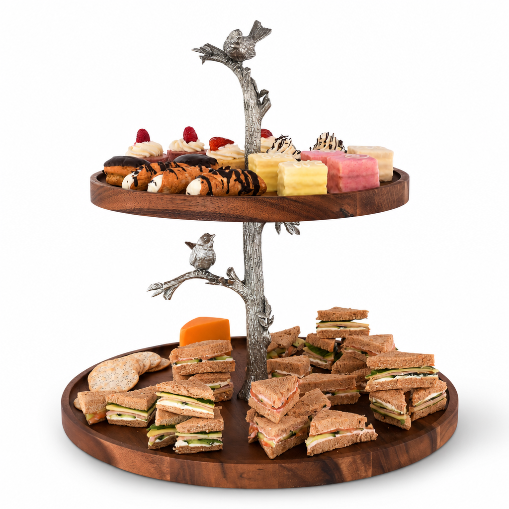 Song Bird Cheese Stand Two Tier 1