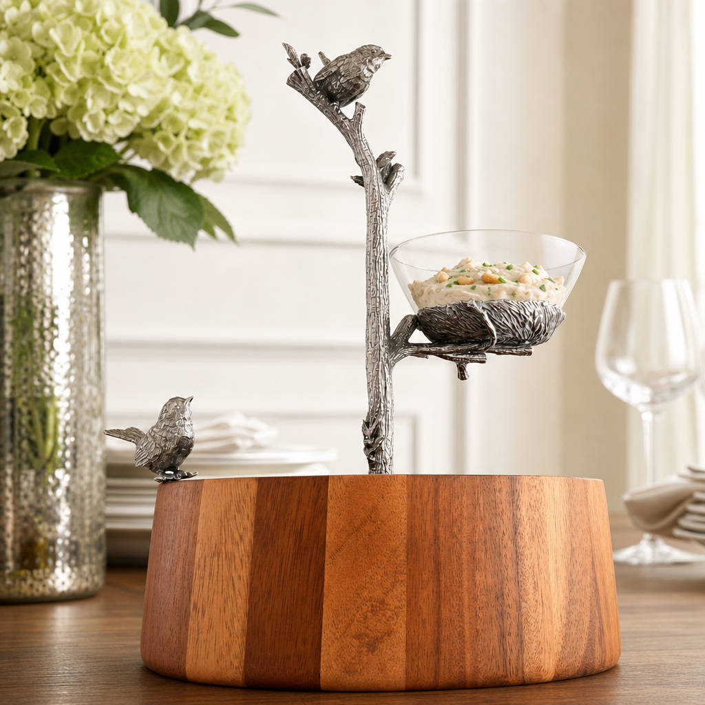 Song Birds Nesting Dip Bowl 8