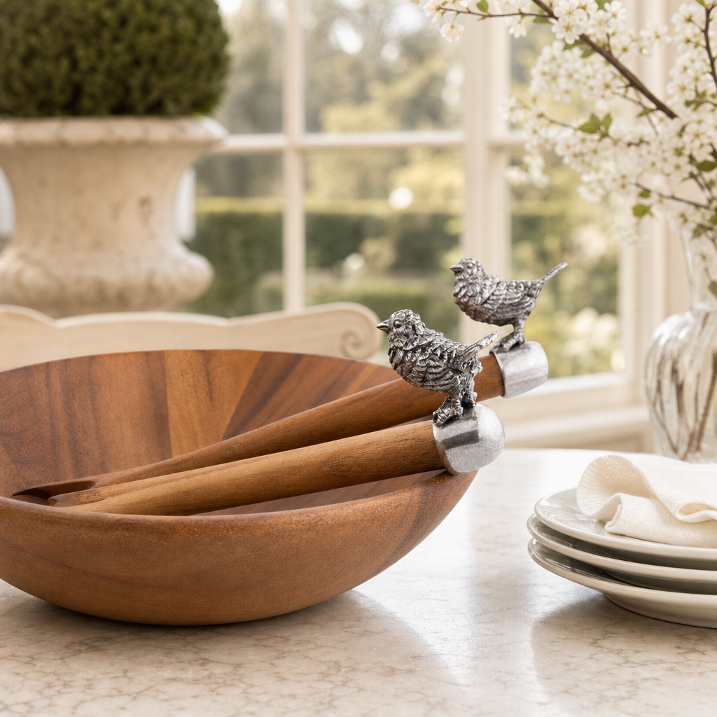 Song Bird Salad Bowl Set 3