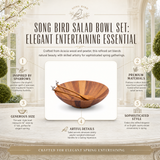Song Bird Salad Bowl Set 1