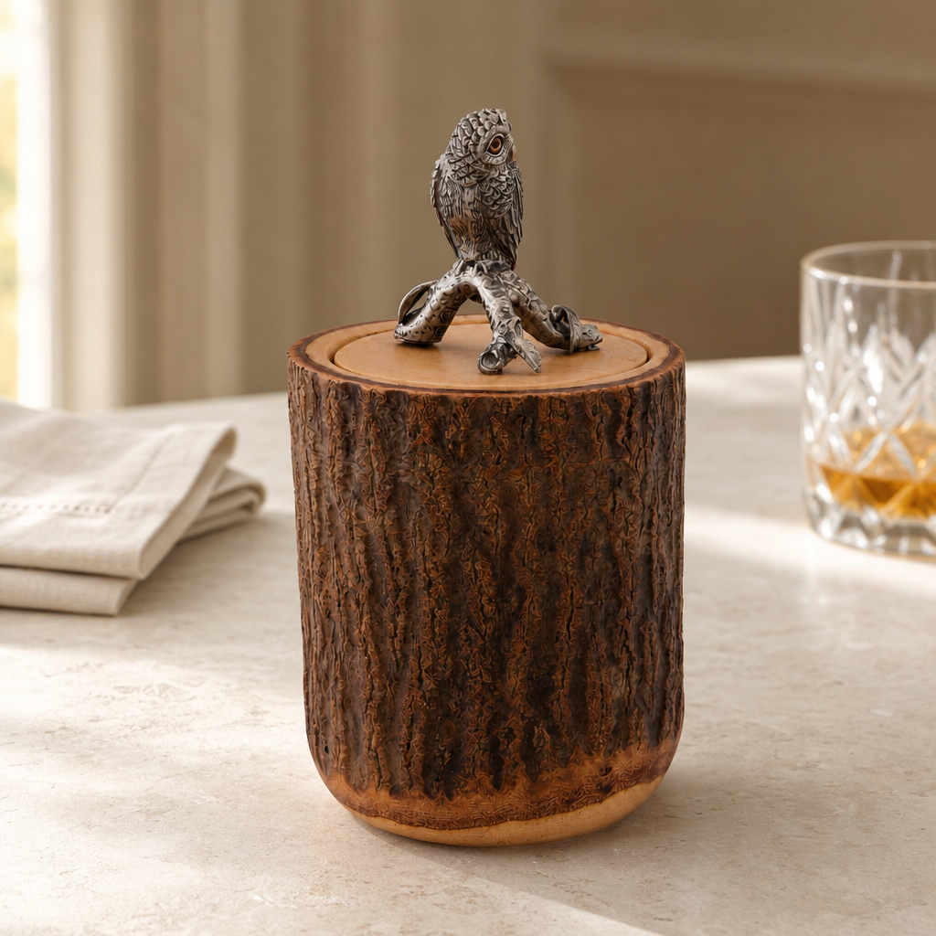 Owl Wood Canister 4