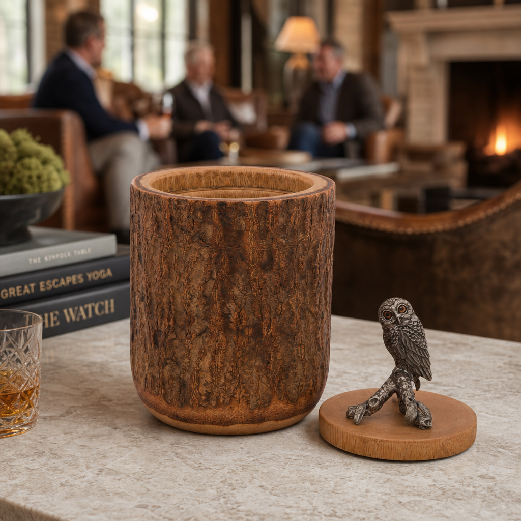Owl Wood Canister 7