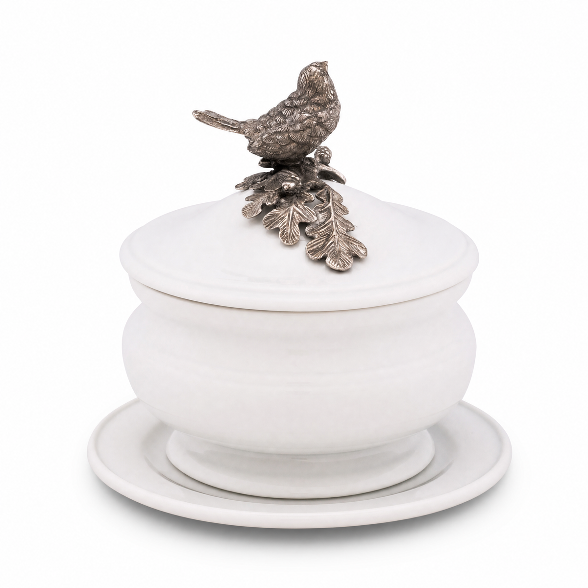 Songbird Porcelain Lidded Bowl 10
