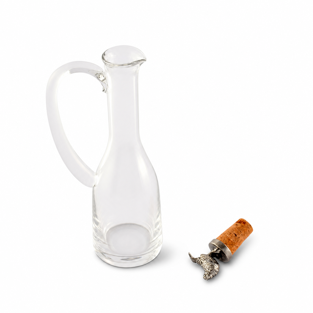 Cruet Bottle with Song Bird Cork Stopper 9