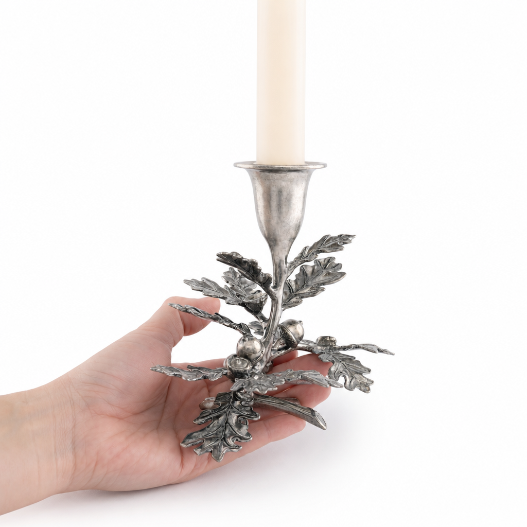 Oak Leaf Candlestick - 1 Taper 10